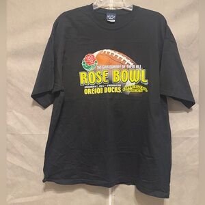 2012 Rose Bowl Oregon Ducks Shirt XL Blue 84 NCAA Football Pasadena Graphic Tee